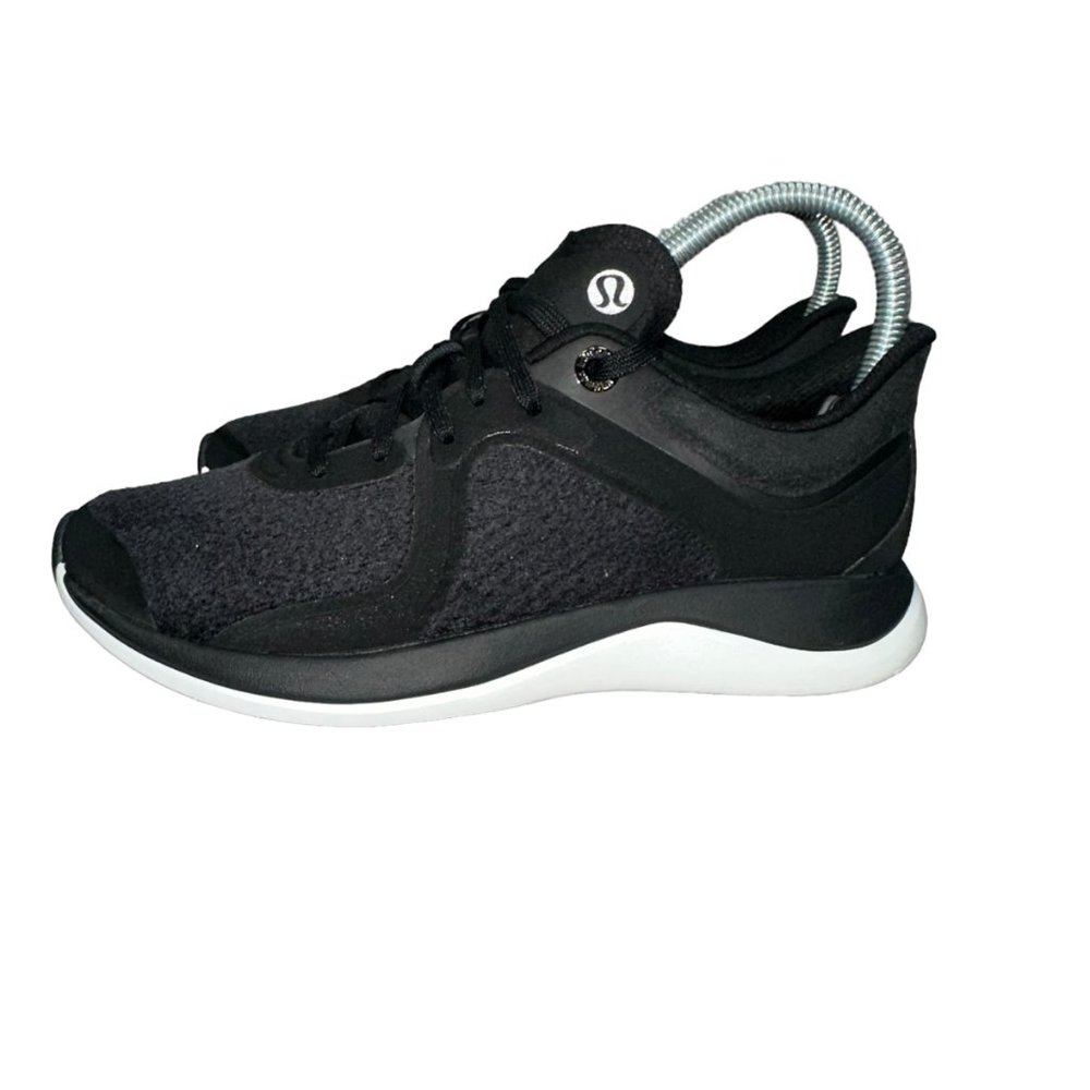 Lululemon Chargefeel Workout Low Black White Anchor Women's 5.5 Running Sneaker